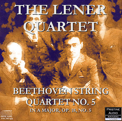 LÉNER QUARTET Beethoven: String Quartet No. 5 (1936) - PACM049