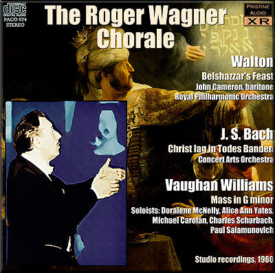 ROGER WAGNER CHORALE Walton, Bach, Vaughan Williams (1960) - PACO074