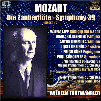 FURTWÄNGLER Mozart: Die Zauberflöte, Symphony No. 39 (1951/1944) - PACO075