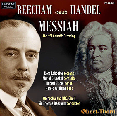 BEECHAM Handel: Messiah (1927) - PACO129