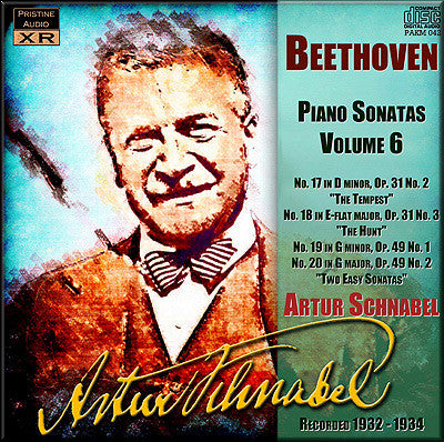 SCHNABEL Beethoven: Complete Piano Sonatas, Vol. 6 (1932-34) - PAKM042