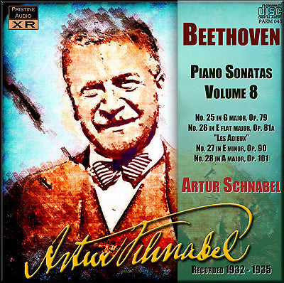SCHNABEL Beethoven: Complete Piano Sonatas, Vol. 8 (1932-35) - PAKM045