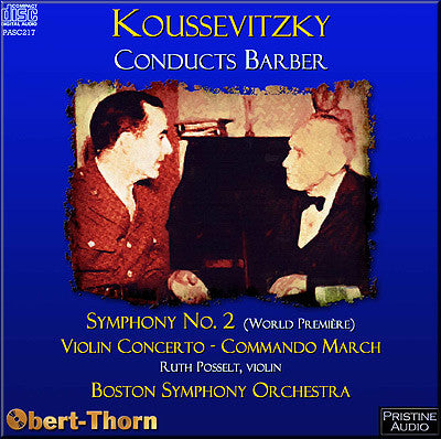 KOUSSEVITZKY conducts Barber (1944/49) - PASC217