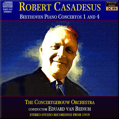 CASADESUS Beethoven: Piano Concertos 1 & 4 (1959) - PASC243