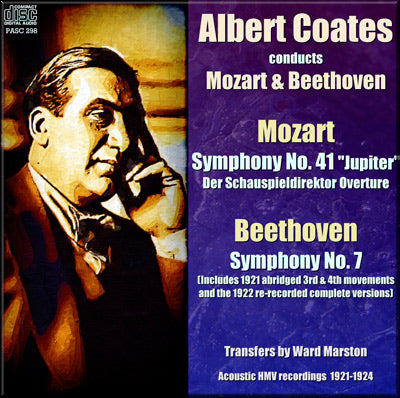 COATES conducts Mozart and Beethoven (1921-24) - PASC298