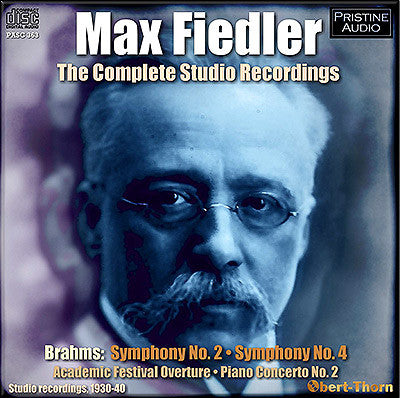 MAX FIEDLER: The Complete Studio Recordings (1930-40) - PASC363