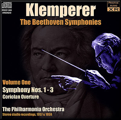 KLEMPERER conducts Beethoven Symphonies Volume 1 (1957/59) - PASC365