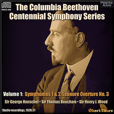 The Columbia Beethoven Centennial Symphony Series, Volume 1 (1926/27) - PASC366