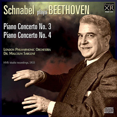 SCHNABEL Beethoven: Piano Concertos 3 & 4 (1933) - PASC433