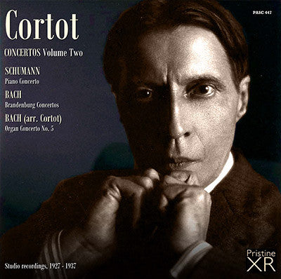 CORTOT Concertos, Volume 2: Schumann & Bach (1927-37) - PASC447