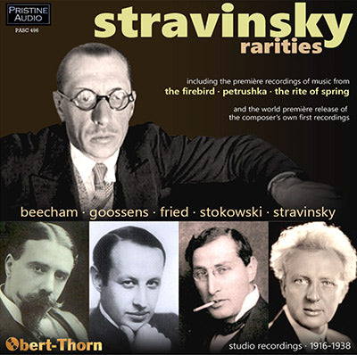 STRAVINSKY Rarities (1916-1938) - PASC496