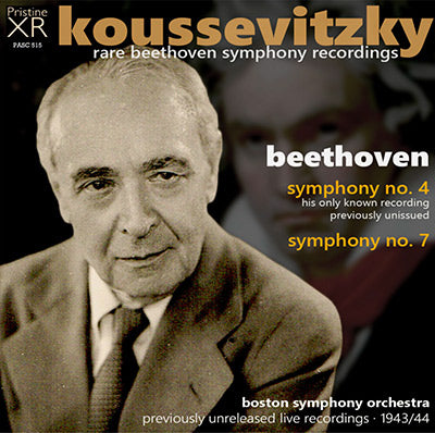 KOUSSEVITZKY Rare Beethoven Symphony Recordings (1943/44) - PASC515