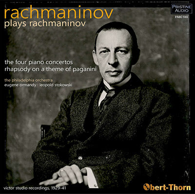 RACHMANINOV plays Rachmaninov: Piano Concertos 1-4, Paganini Rhapsody (1929-41) - PASC544