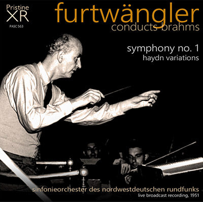 FURTWÄNGLER Brahms: Symphony No. 1, Haydn Variations (1951) - PASC563