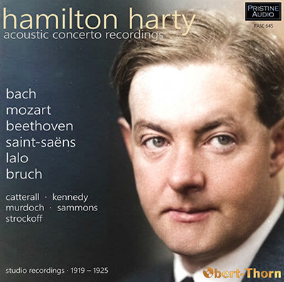 HARTY Acoustic Concertos: Bach, Beethoven, Bruch, Lalo, Mozart, Saint-Saëns (1919-25) - PASC645