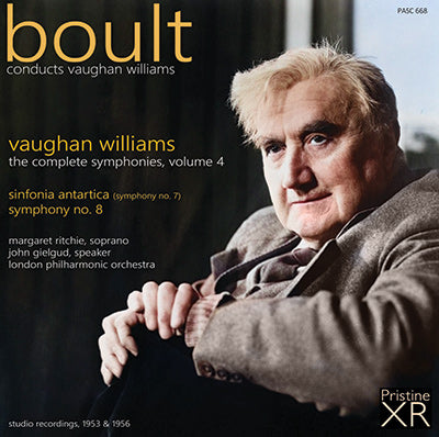 BOULT Vaughan Williams Symphonies Volume 4: Symphonies 7 & 8 (1953/56) - PASC668