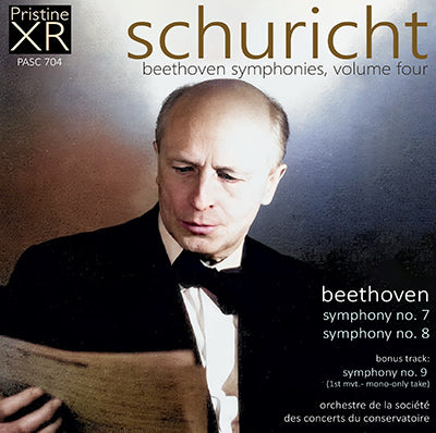 SCHURICHT Beethoven Symphonies Volume Four (Paris, 1957/58) - PASC704