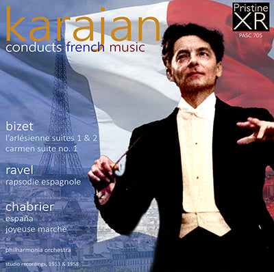 KARAJAN conducts French Music - Bizet, Ravel, Chabrier (1953 & 1958) - Pristine PASC705
