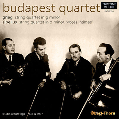 BUDAPEST QUARTET play Grieg and Sibelius