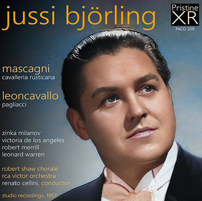 BJÖRLING Cavalleria Rusticana & Pagliacci
