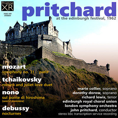 JOHN PRITCHARD in Edinburgh - featuring previously unreleased Luigi Nono work in its world première!