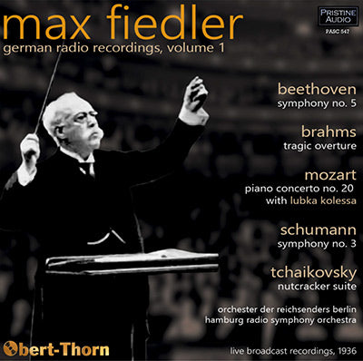 Max Fiedler - German Radio Recordings Vol. 1