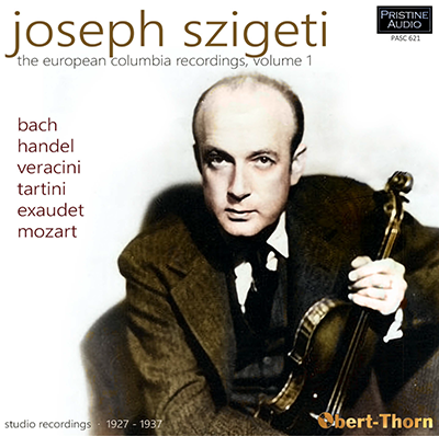 SZIGETI The European Columbia Recordings, Volume 1