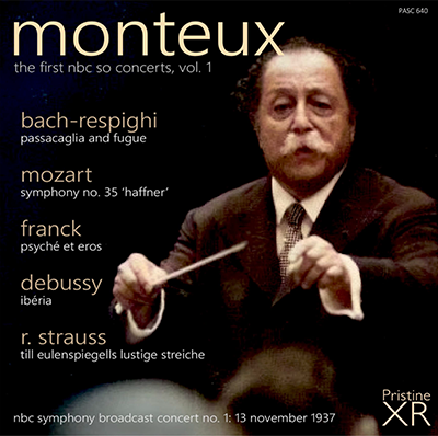 MONTEUX The First NBC Concerts, Vol. 1