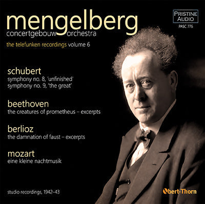 Willem Mengelberg - The Concertgebouw Telefunken Recordings, Volume 6 - Pristine PASC776
