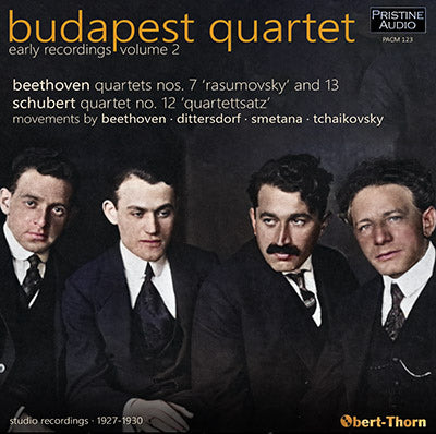 BUDAPEST QUARTET Early Recordings, Vol.2 (1927-30) - PACM123