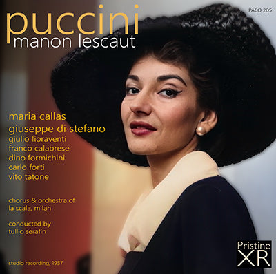 CALLAS Puccini Manon Lescaut (1957) PACO205 – Pristine Classical - Main Image