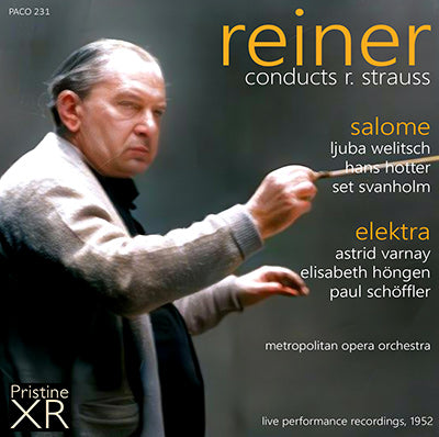 REINER R. Strauss: Salome & Elektra (Met, 1952) - PACO231