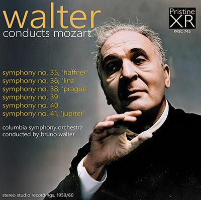WALTER Mozart: The Last Six Symphonies (1959-60) - PASC745