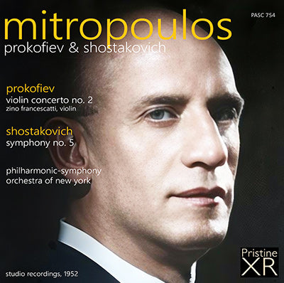 MITROPOULOS conducts Prokofiev & Shostakovich (1952) - PASC754