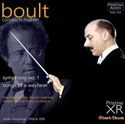 BOULT Mahler: Songs of a Wayfarer - Symphony No. 1 (1950/1958) - PASC763