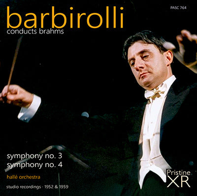BARBIROLLI Brahms: Symphonies 3 & 4 (1952, 1959) - PASC764