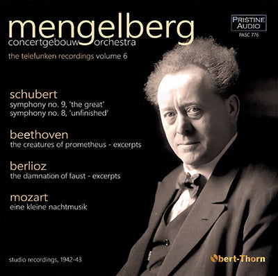 MENGELBERG The Concertgebouw Telefunken Recordings, Vol. 6 (1942-43) - PASC776