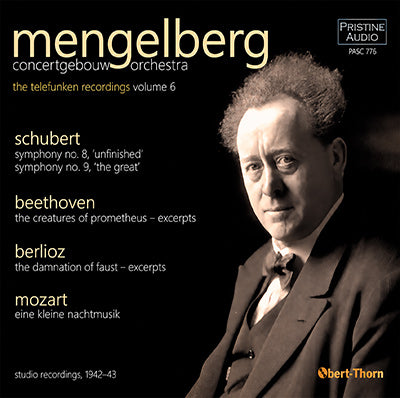 MENGELBERG The Concertgebouw Telefunken Recordings, Vol. 6 (1942-43) - PASC776