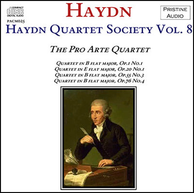 perle Mansion Sædvanlig HAYDN QUARTET SOCIETY Volume 3 (1933) - PACM013 – Pristine Classical