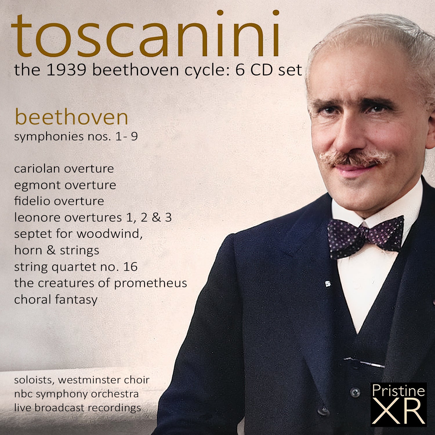 トスカニーニ　TOSCANINI BEETHOVEN symphonie 4 5 Beethoven, Toscanini, NBC Symphony Orchestra – Sinfonia N°4