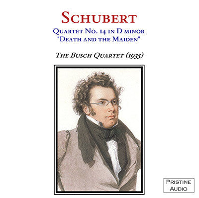 BUSCH QUARTET Schubert: 