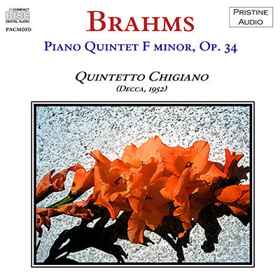 QUINTETTO CHIGIANO Brahms: Piano Quintet (1951) - PACM010