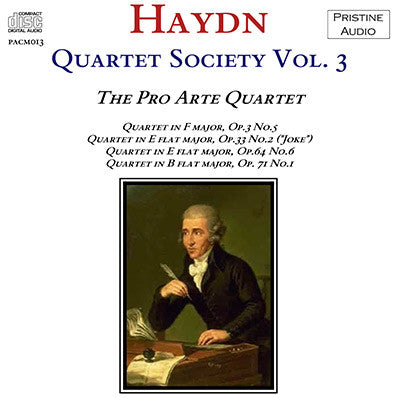HAYDN QUARTET SOCIETY Volume 3 (1933) - PACM013