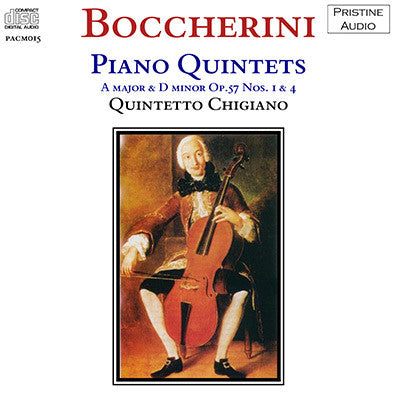 QUINTETTO CHIGIANO Boccherini: Piano Quintets 1 & 4 (1951/2) - PACM015