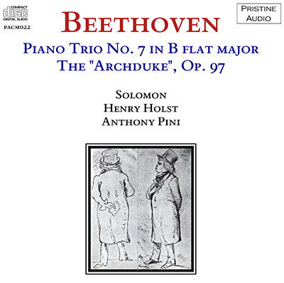 SOLOMON, HOLST, PINI Beethoven: "Archduke" Trio (1943) - PACM022