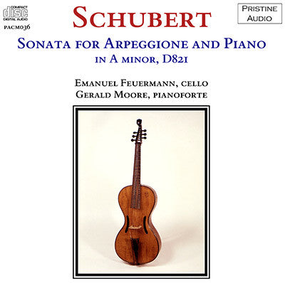 FEUERMANN & MOORE Schubert: Arpeggione Sonata (1937) - PACM036