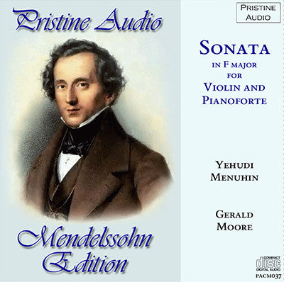 MENUHIN & MOORE Mendelssohn: Violin Sonata (1952) - PACM037