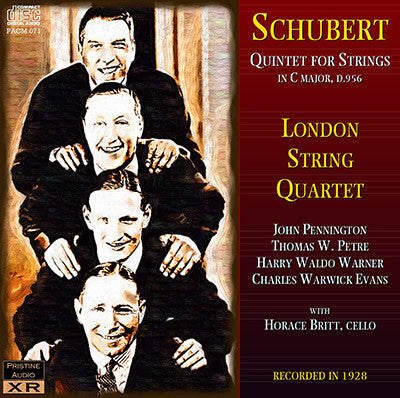LONDON QUINTET Schubert: String Quintet in C (1928) - PACM071