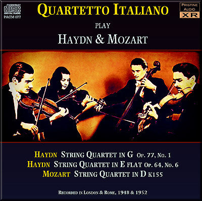ITALIAN QUARTET Haydn & Mozart String Quartets (1948/52) - PACM077