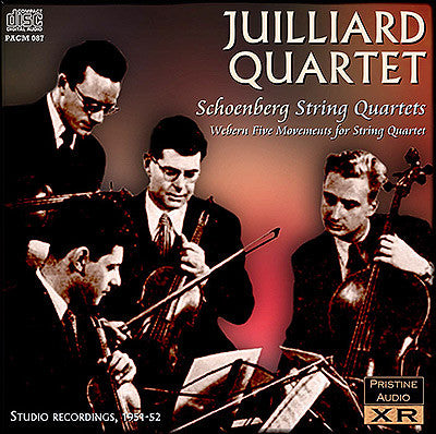 JUILLIARD QUARTET Schoenberg, Berg & Webern: String Quartets (1951-2) - PACM087